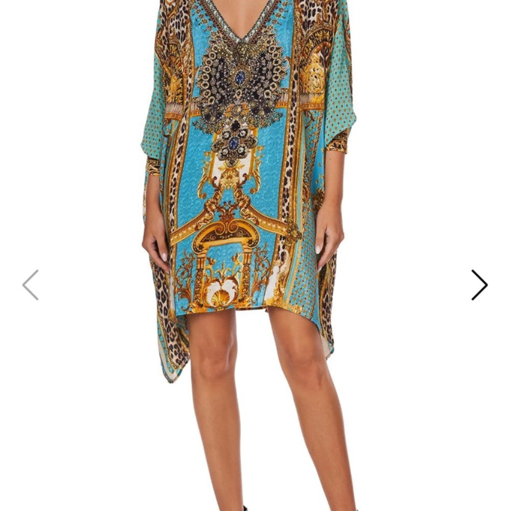 Camilla short kaftan with cuff.